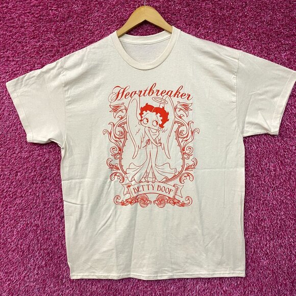 Betty Boop Heartbroken Graphic Design T-Shirt XL - Picture 1 of 4